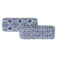 Porto Brasil MAYA RECTANGULAR PR ORGANIC STONEWARE dia. 8.66x3.74" SET OF 2 DESIGNS  SKU: '35014117901