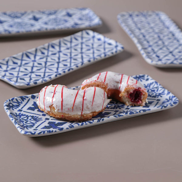 Porto Brasil MAYA RECTANGULAR PR ORGANIC STONEWARE dia. 8.66x3.74" SET OF 2 DESIGNS  SKU: '35014117901