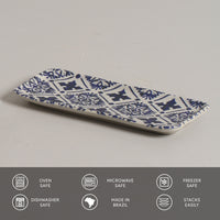 Porto Brasil MAYA RECTANGULAR PR ORGANIC STONEWARE dia. 8.66x3.74" SET OF 2 DESIGNS  SKU: '35014117901