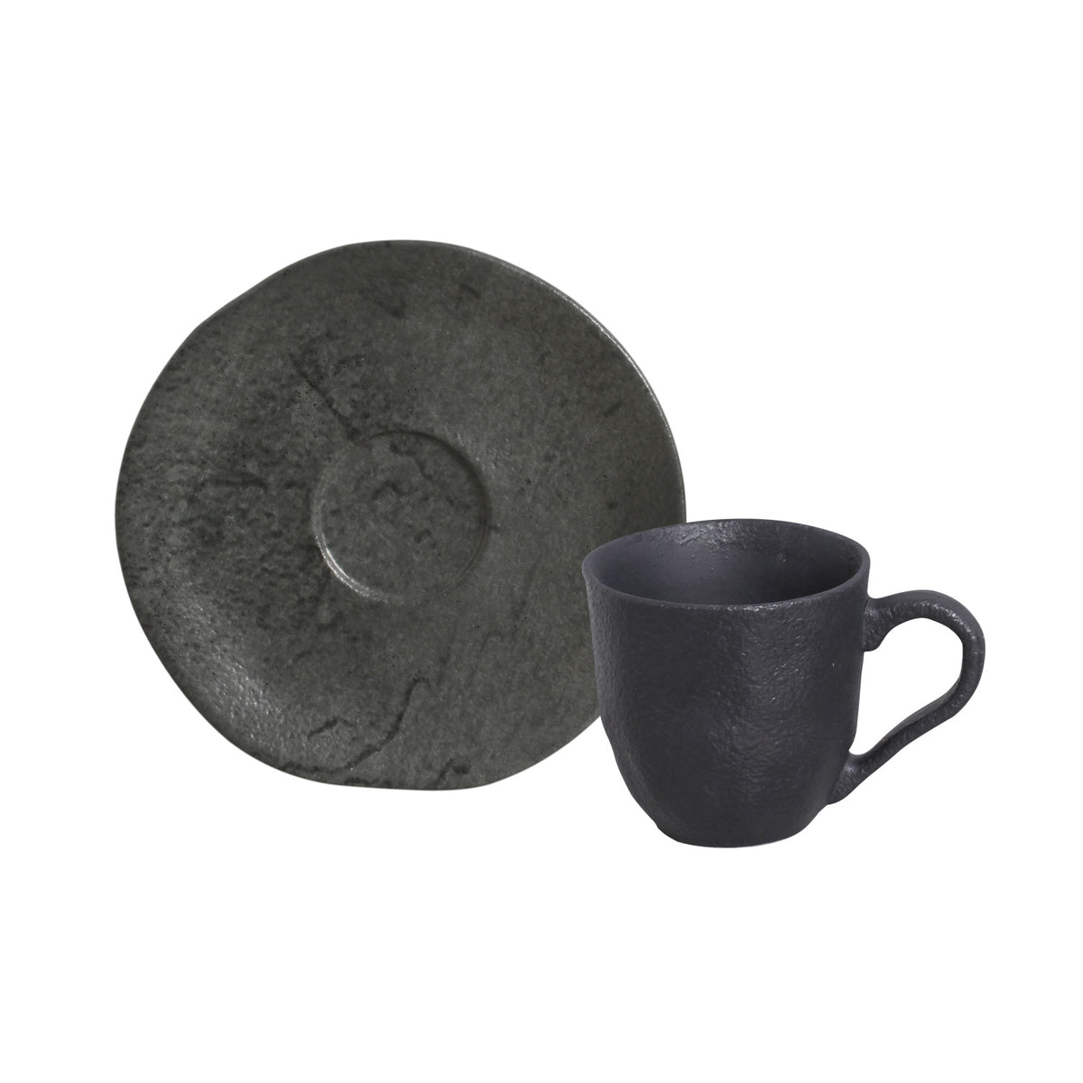 Porto Brasil CHROMIUM ORGANIC COFFEE CUP + ORGANIC SAUCER  SKU: '351474601
