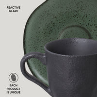 Porto Brasil GREENERY ORGANIC COFFEE CUP + ORGANIC SAUCER  SKU: '351495801