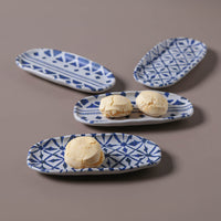 Porto Brasil MAYA SHALLOW OVAL PR ORGANIC STONEWARE dia. 6.5x3.15" SET OF 2 DESIGNS  SKU: '35214117901