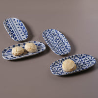 Porto Brasil MAYA SHALLOW OVAL PR ORGANIC STONEWARE dia. 6.5x3.15" SET OF 2 DESIGNS  SKU: '35214117901
