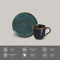 Porto Brasil OCEANO ORGANIC COFFEE CUP + BIO SAUCER  SKU: '3531106701