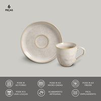Porto Brasil LATTE ORGANIC COFFEE CUP + BIO SAUCER  SKU: '3531108501