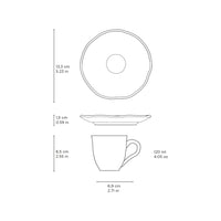Porto Brasil LATTE ORGANIC COFFEE CUP + BIO SAUCER  SKU: '3531108501