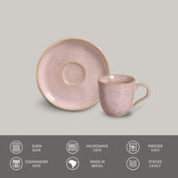 Porto Brasil LITCHI ORGANIC COFFEE CUP + BIO SAUCER  SKU: '3531109201