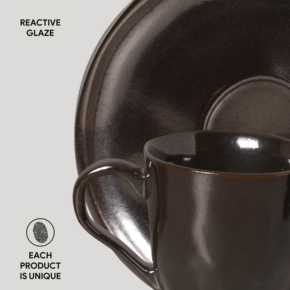 Porto Brasil METALLICA ORGANIC COFFEE CUP + BIO SAUCER  SKU: '3531109301