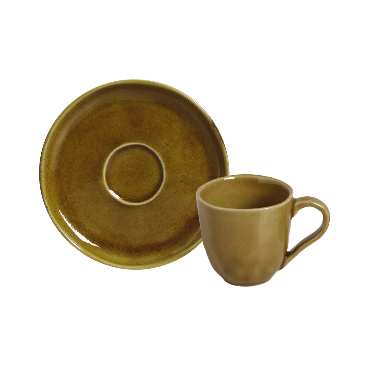 Porto Brasil AMBER ORGANIC COFFEE CUP + BIO SAUCER  SKU: '353177101