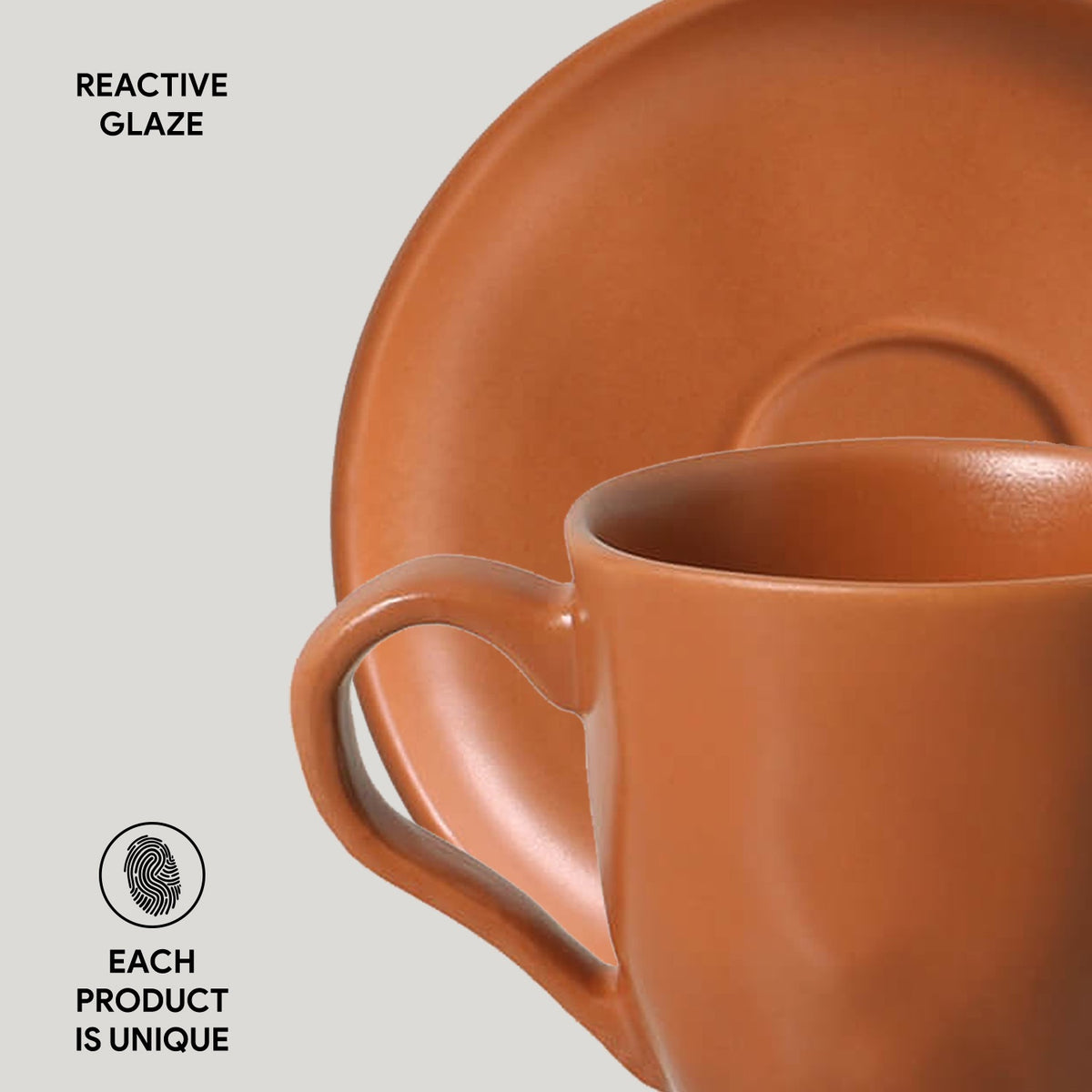 Porto Brasil TERRACOTTA ORGANIC COFFEE CUP + BIO SAUCER  SKU: '353195701