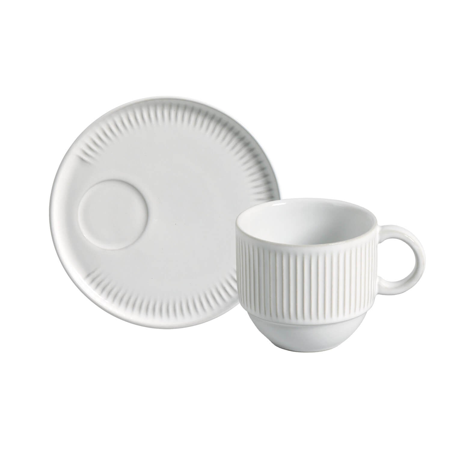 Porto Brasil Linhas Tea Cup & Saucer - Thumbnail 2