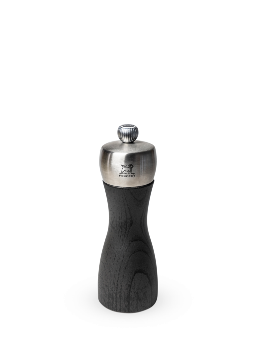 Peugeot Fidji Zirlion Salt Mill, Wood/Stainless, Graphite, 15 cm - 6 in SKU: 39493