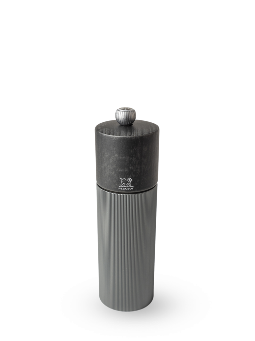 Peugeot Line Zirlion Salt Mill, Aluminum + Beechwood, Carbon, 18 cm - 7 in SKU: 39950