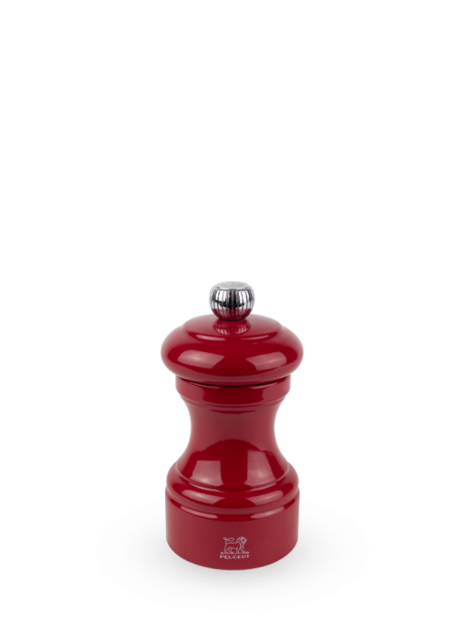 Peugeot Bistro Zirlion Salt Mill, Passion Red, 10 cm - 4 in SKU: 40710