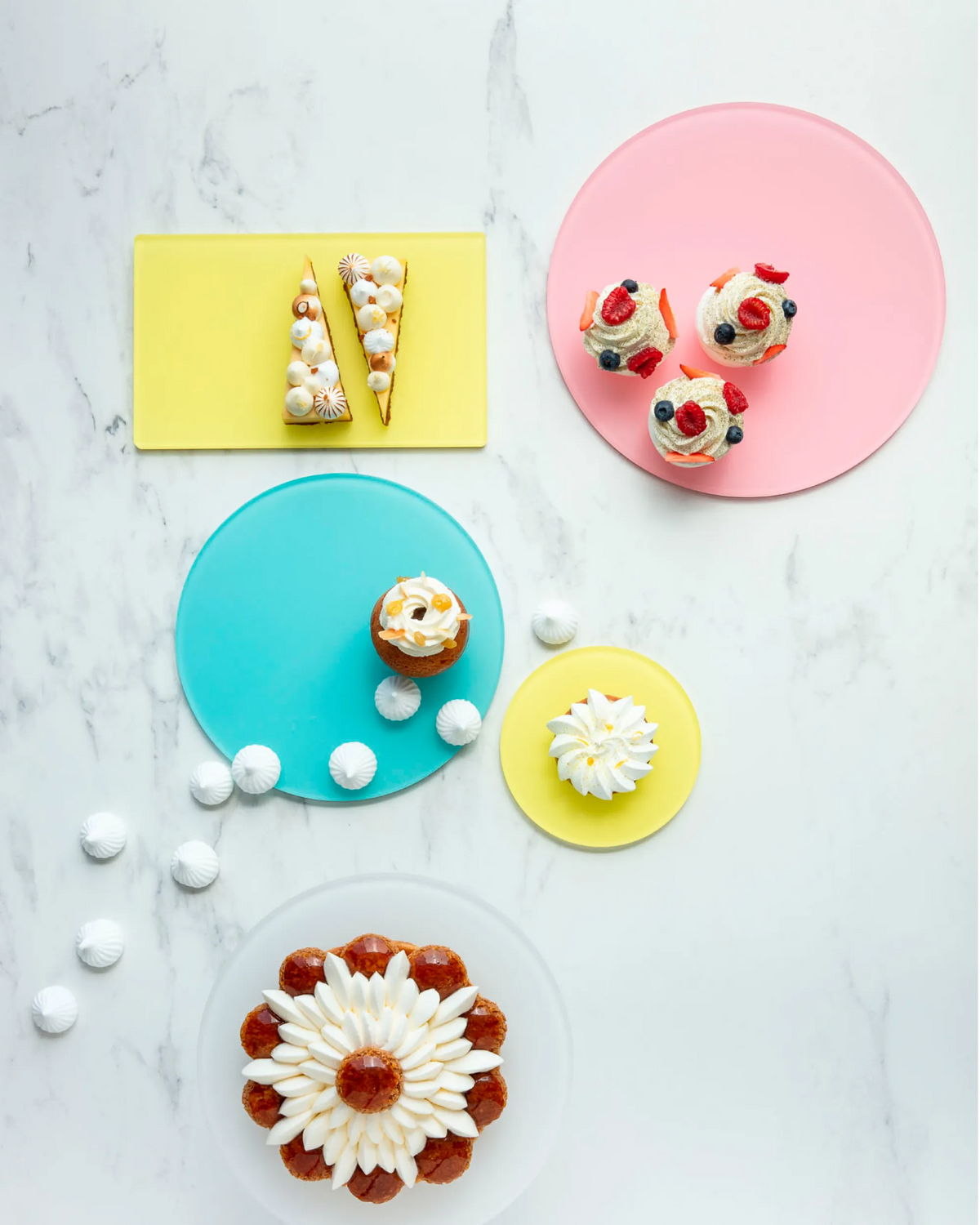 Revol MEALPLAK ROUND TRAY Lemon Nacryl SKU: '411131