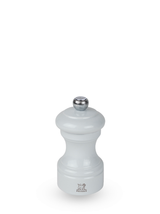 Peugeot Bistro Zirlion Salt Mill, Pearl Grey, 10 cm - 4 in SKU: 42110