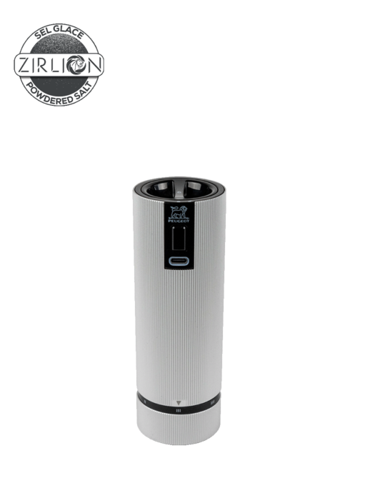 Peugeot Line Electric Zirlion Salt Mill, u'Select, Aluminum, 15 cm - 6 in SKU: 4313100
