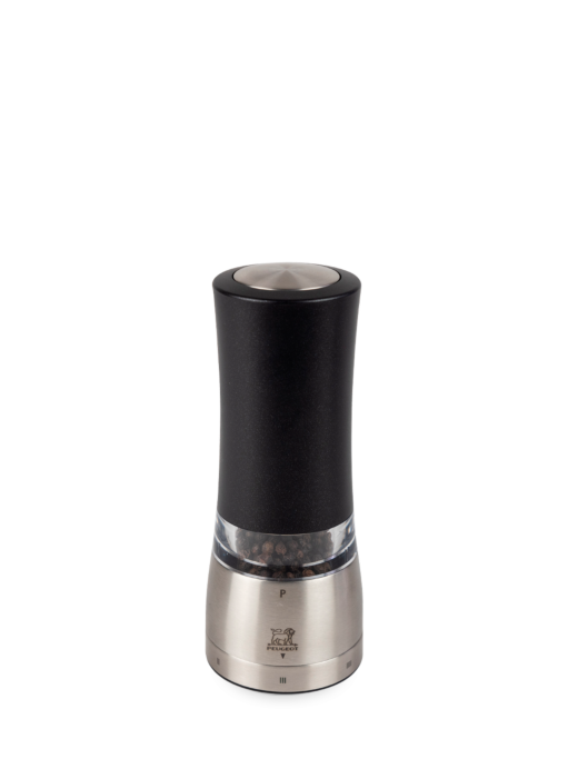 Peugeot Daman Electric Pepper Mill, Iridescent Black, 18 cm - 7 in  SKU: 43179