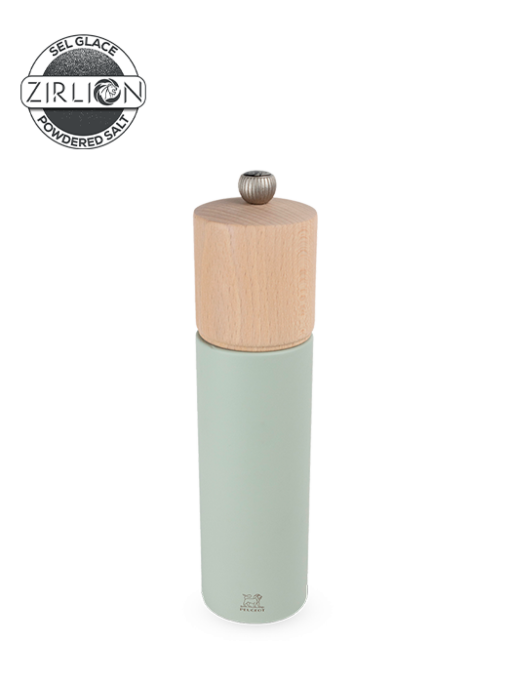 Peugeot Boreal Zirlion Salt Mill, Wood, Sage Green, 21 cm - 8 in SKU: 4432900