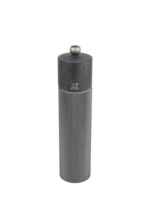 Peugeot Line Pepper Mill, Aluminum + Beechwood, Carbon, 22 cm - 9 in SKU: 44855
