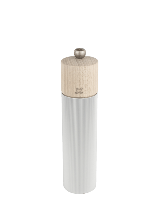 Peugeot Line Zirlion Salt Mill, Aluminum + Beechwood, Natural, 22 cm - 9 in SKU: 44862