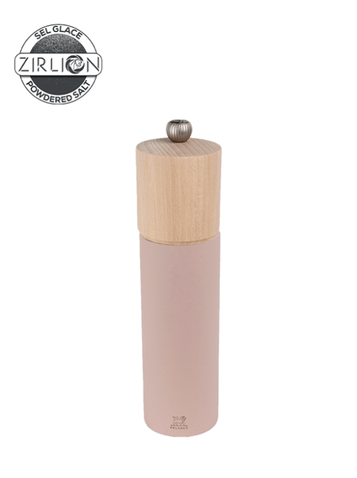 Peugeot Boreal Zirlion Salt Mill, Wood, Rose Petal, 21 cm - 8 in SKU: 4642200