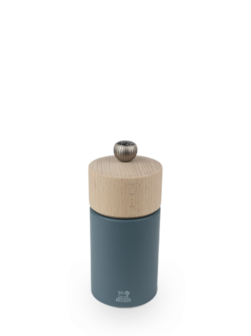 Peugeot Boreal Pepper Mill, Wood, Celestial Blue, 12 cm - 5 in SKU: 48181