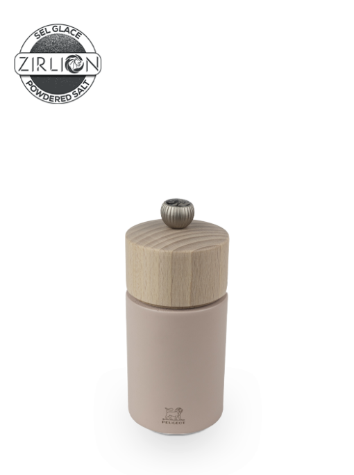 Peugeot Boreal Zirlion Salt Mill, Wood, Rose Petal, 12 cm - 5 in SKU: 4823500