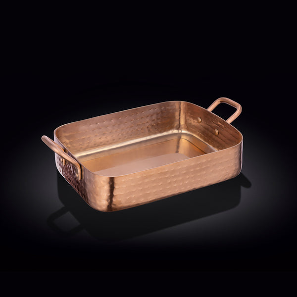 RECTANGULAR FRY PAN WITH 2 SIDE HANDLES 7" X 5.5" X 1.75" | 18 X 14 X 4.5 CM