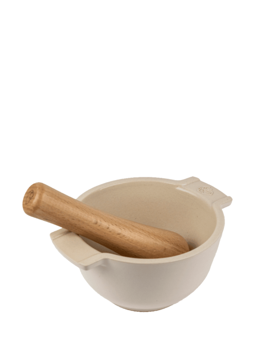 Peugeot Appolia Ceramic Mortar and Pestle, Ecru SKU: 62040