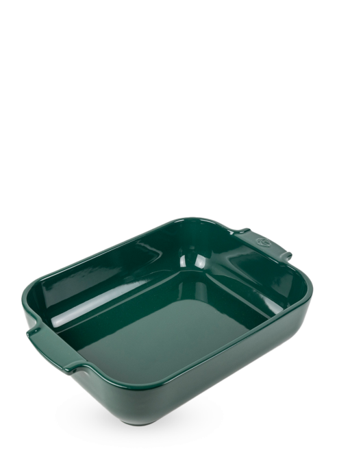 Peugeot Appolia Rectangular Ceramic Baking Dish, 32 cm - 12 in, Forest Green SKU: 62088