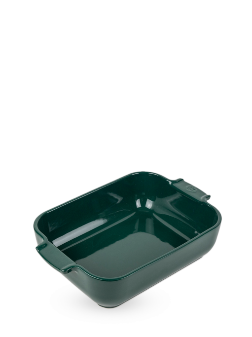 Peugeot Appolia Rectangular Ceramic Baking Dish, 25 cm - 10 in, Forest Green SKU: 62095