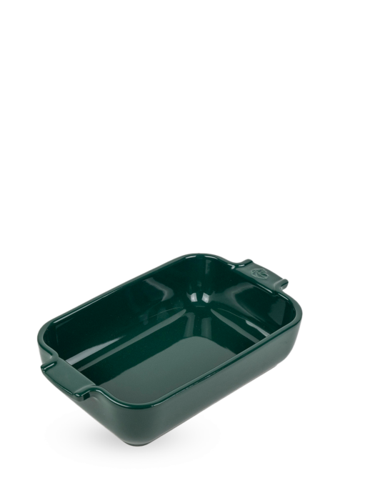 Peugeot Appolia Petite Rectangular Ceramic Baking Dish, 22 cm - 9 in, Forest Green SKU: 62101