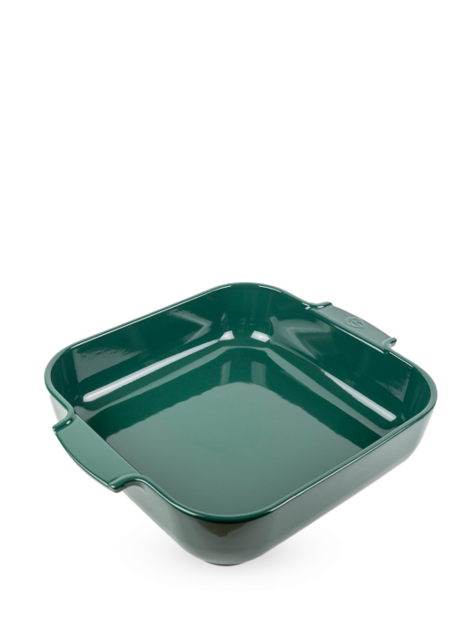 Peugeot Appolia Square Ceramic Baking Dish, 36 cm - 14 in, Forest Green SKU: 62118