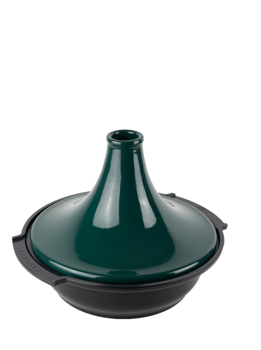Peugeot Appolia Atlas Tagine, Ceramic + Aluminum, 30 cm - 12 in, Forest Green SKU: 62187