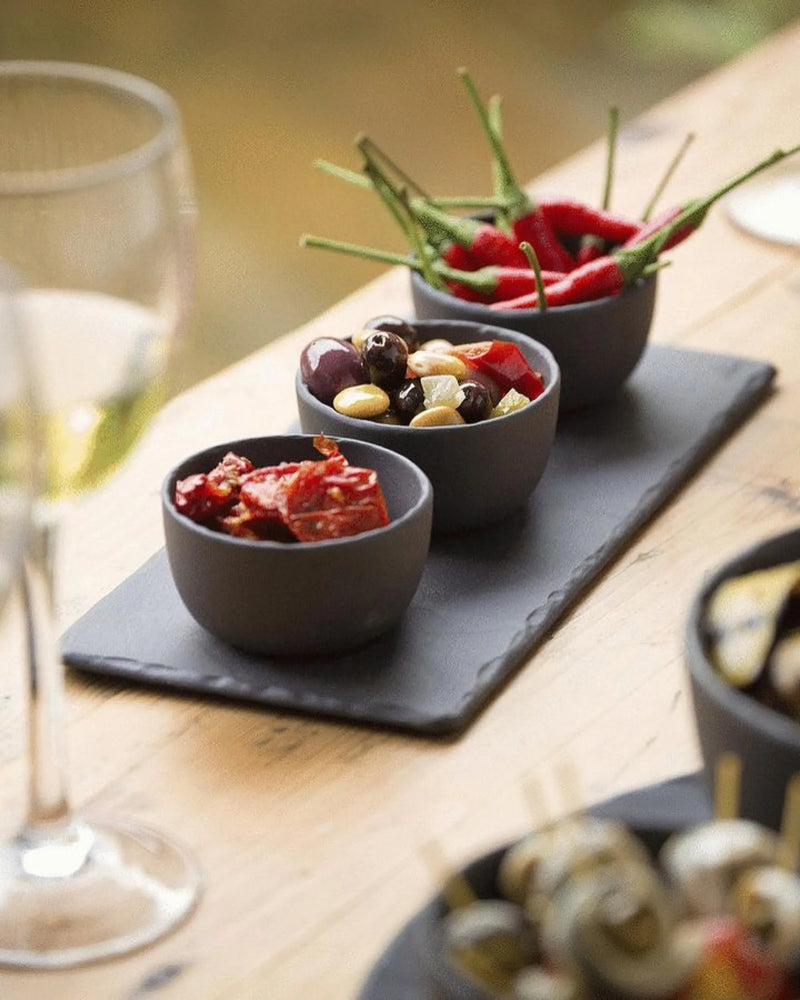 Revol BASALT GOURMET TRAY 2WELLS 25CM Matt slate style SKU: '640692 ...