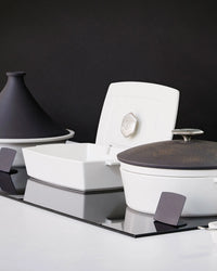 Revol REVOLUTION 2 RECTANGULAR DISH 30CM RVLT Satin-white Induction SKU: '645055