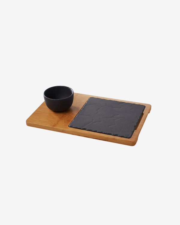 Revol INSPIRED, BY REVOL BASALT LINER TRAY FOR SQ PLATE+BOWL Bamboo SKU: '645196