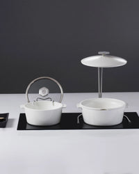 Revol REVOLUTION 2 ROUND COCOTTE 10.25''/26cm Glass Induction SKU: '649857