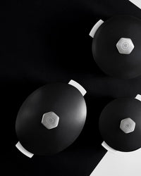 Revol REVOLUTION 2 SHALLOW COCOTTE 11''/28cm Satin black Induction SKU: '649863