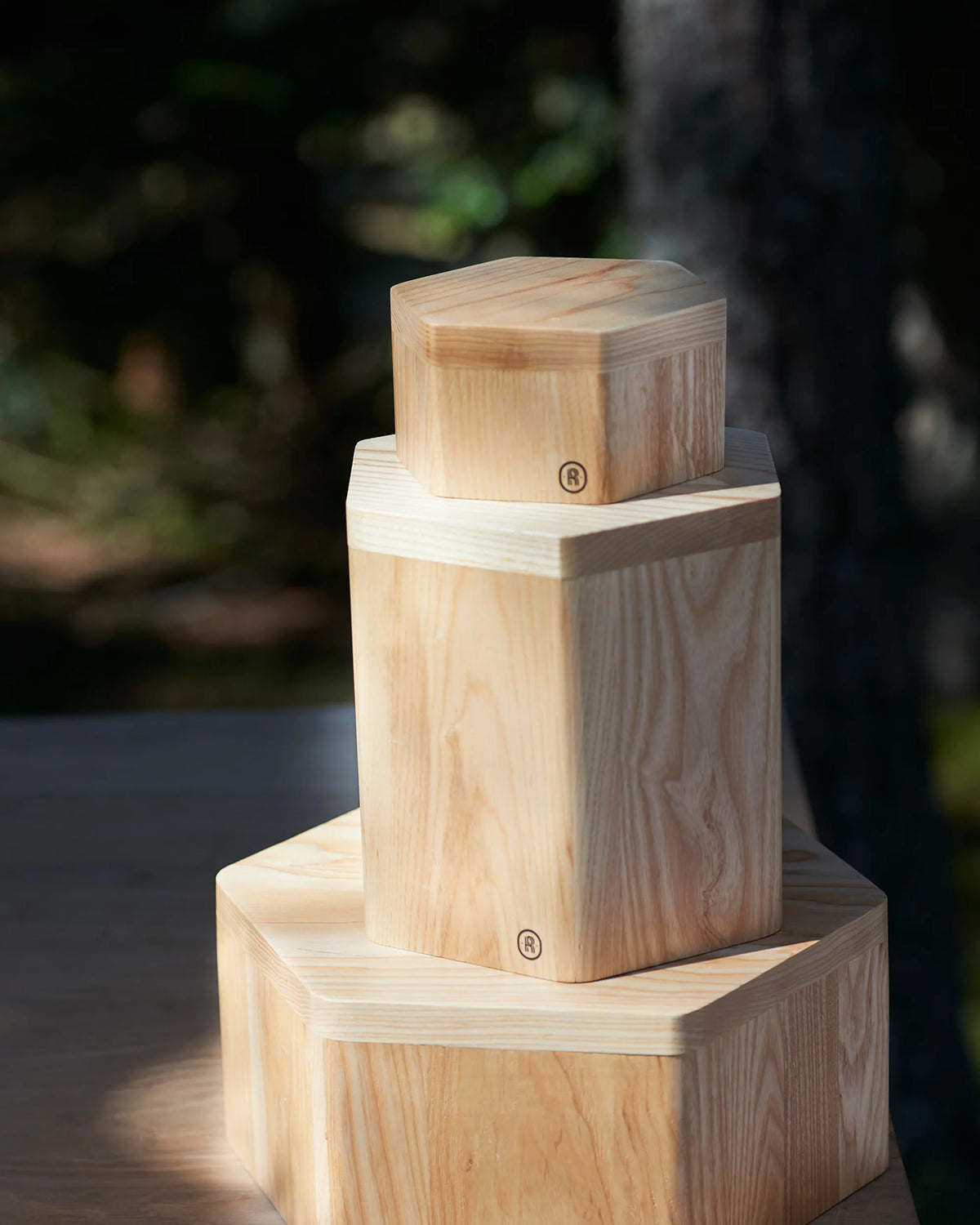 Revol INSPIRED, BY REVOL SET OF 3 DISPLAY RISERS Ash wood SKU: '650678