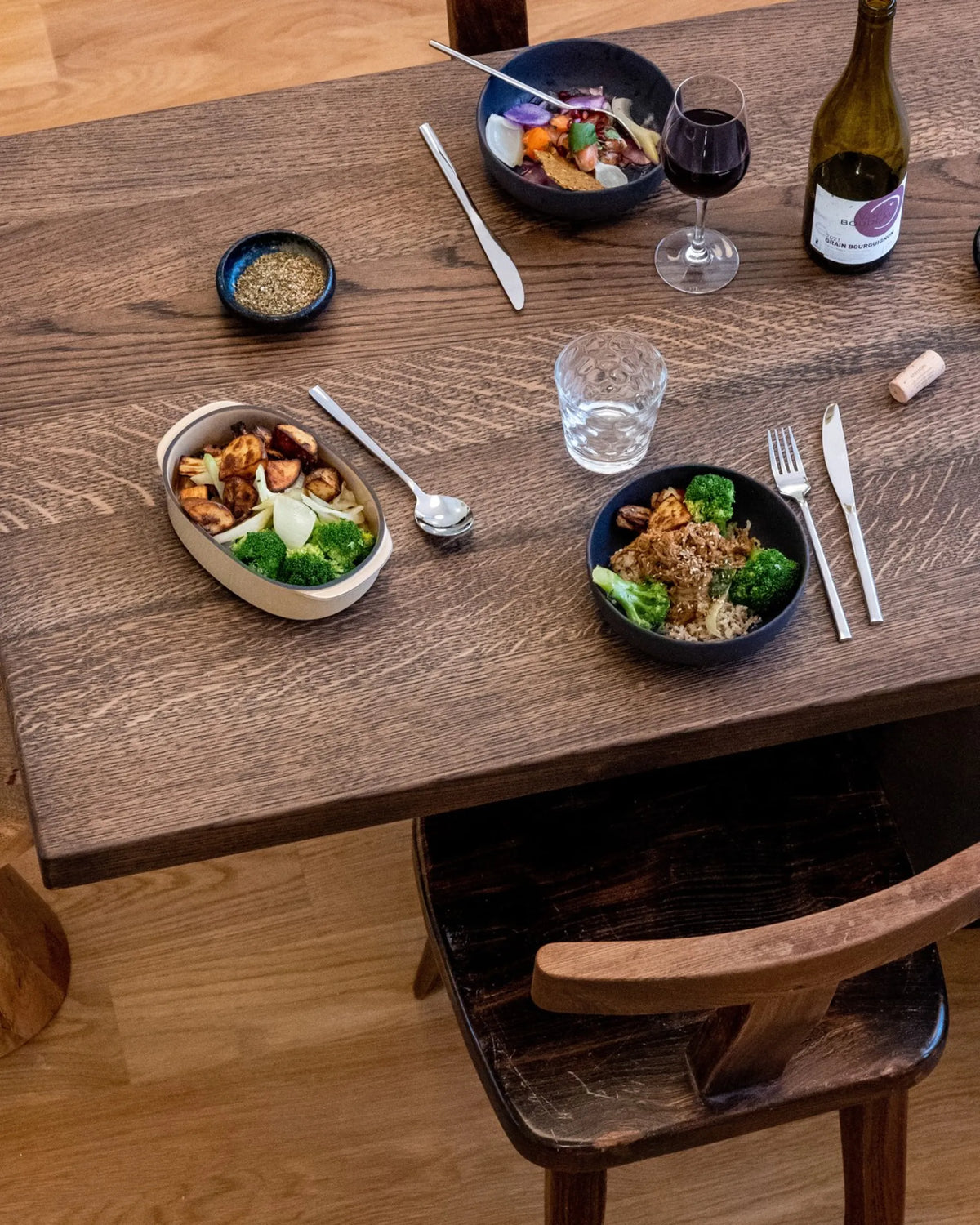 Revol BASALT GOURMET PLATE 22CM Matt slate style SKU: '650957