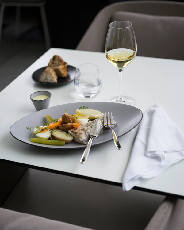 Revol EQUINOXE OVAL PLATE 35CM White Cumulus SKU: '651431