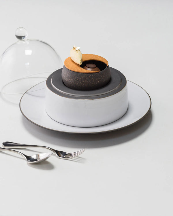 Revol EQUINOXE DESSERT PLATE 21,5CM White Cumulus SKU: '651436