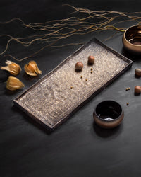 Revol SOLSTICE RECTANGULAR PLATE 30CM Cosmos Gold Cosmos Gold SKU: '652420