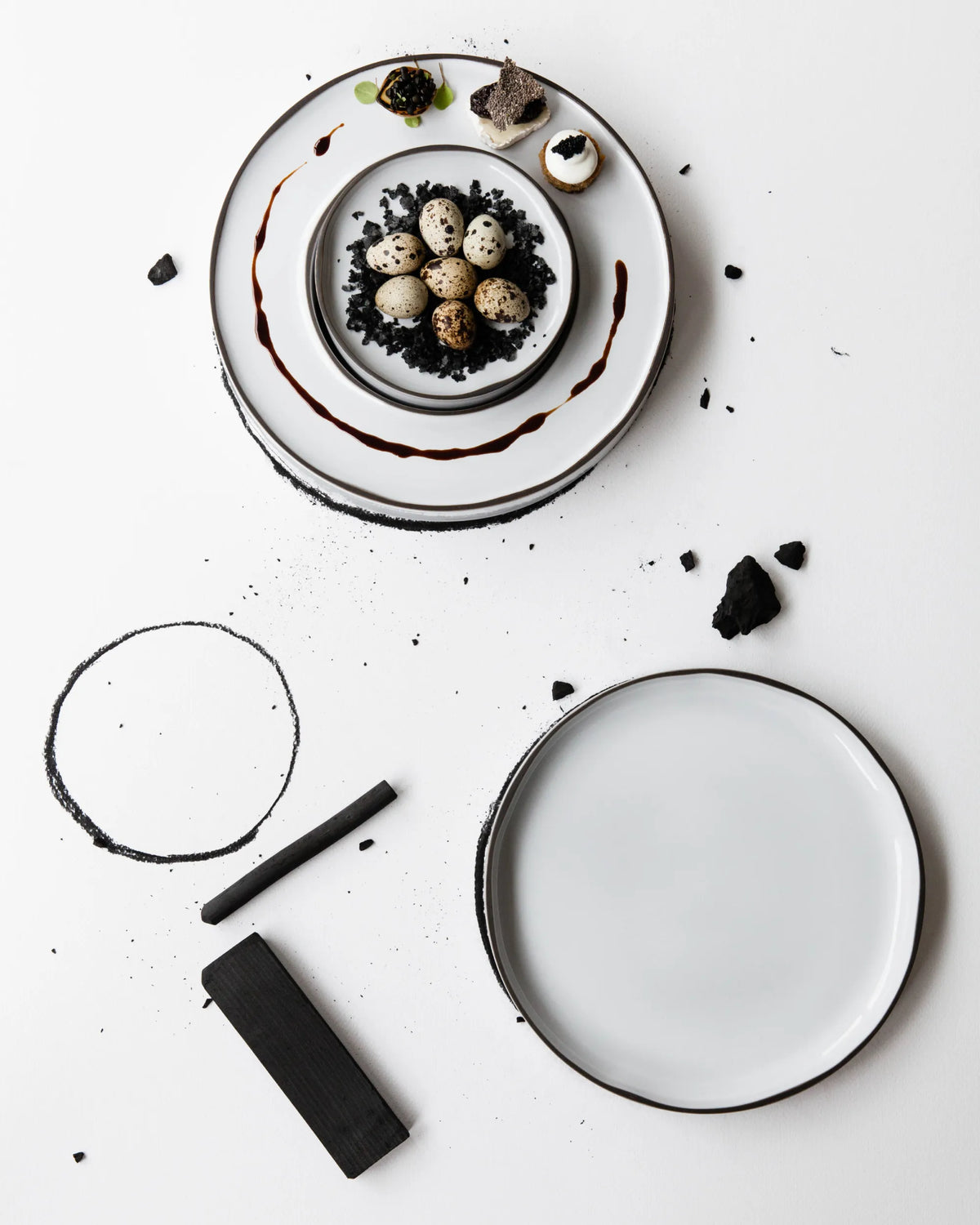 Revol CARACTERE DINNER PLATE White Cumulus SKU: '652703