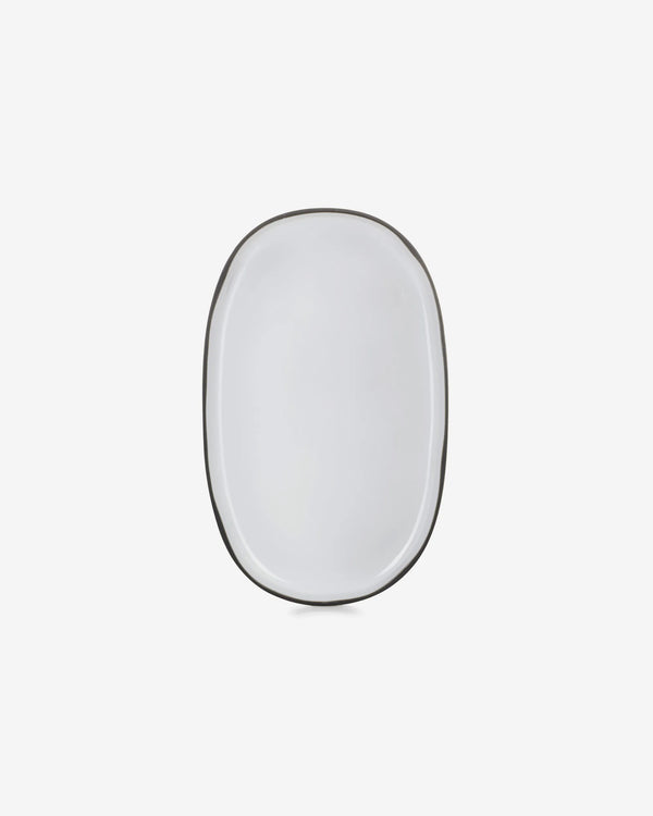 Revol CARACTERE OVAL PLATE White Cumulus SKU: '652759