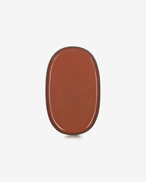 Revol CARACTERE OVAL PLATE Cinnamon SKU: '652761