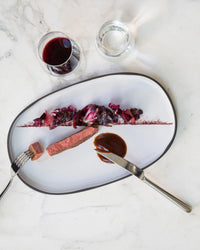 Revol CARACTERE OVAL PLATE Cinnamon SKU: '652761