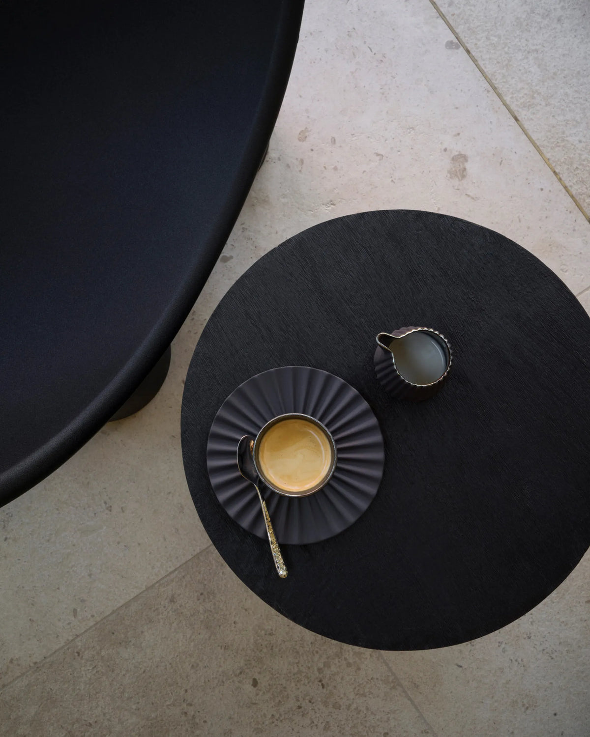 Revol PEKOE RAMEKIN 10CL Black Smooth Dark Metal SKU: '653619